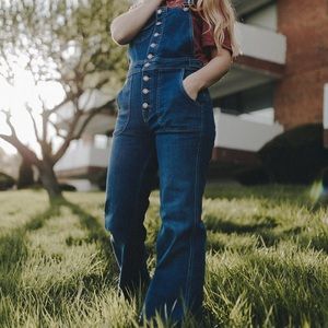 FREE PEOPLE flare overalls